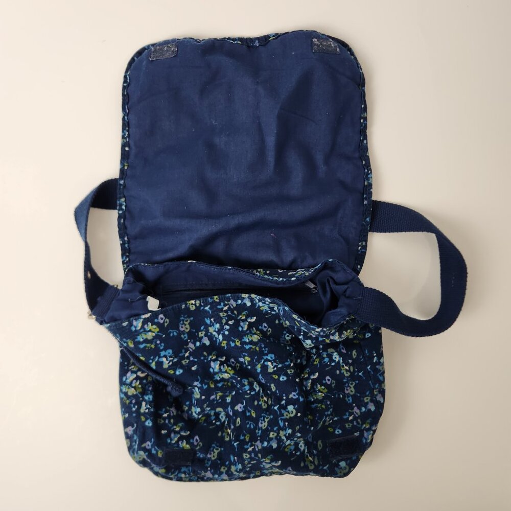 Levis Bag Womens Blue Micro Floral Corduroy Vintage Shoulder Y2K Jean Pockets - Picture 7 of 16